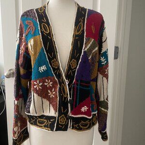 Tony Lambert Collections Vintage Sweater Size M Autumn Colors